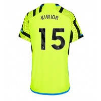 Arsenal Jakub Kiwior #15 Replica Away Shirt Ladies 2023-24 Short Sleeve